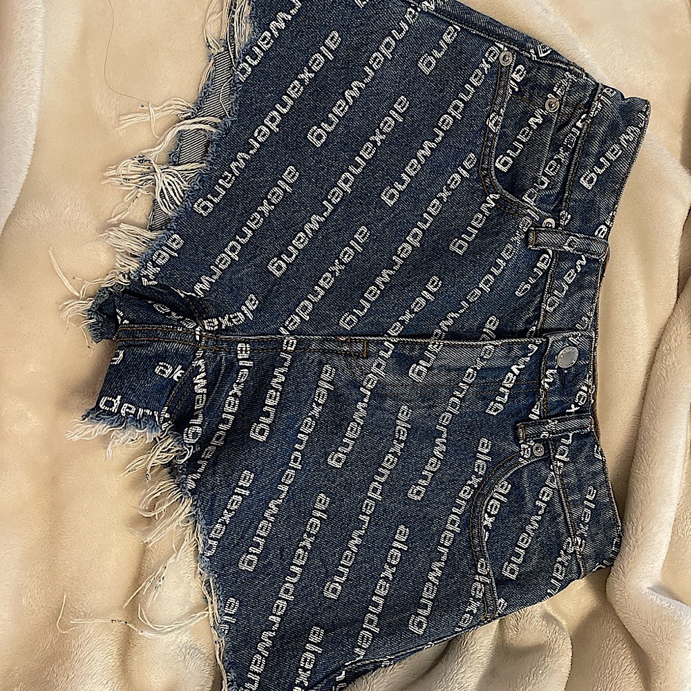Alexander Wang denim shorts size 25